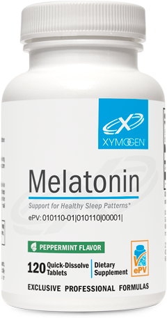 Melatonin Peppermint 120 Tablets - XYMOGEN® - Healthspan Holistic