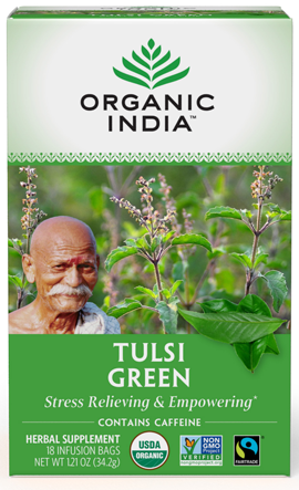 Tulsi Green 18 Bags - Organic India - Healthspan Holistic