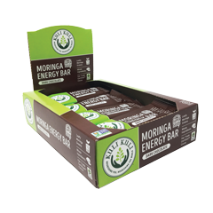 MORINGA ENERGY BAR DARK CHOCOLATE 12 Bars - Kuli Kuli - Healthspan Holistic