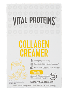 Collagen Creamer Vanilla 14 Servings | Vital Proteins Healthspan Holistic