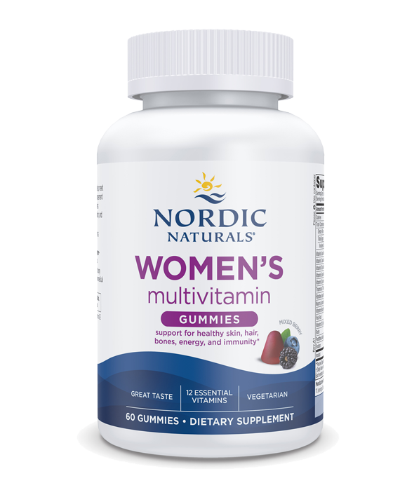 Women's Multivitamin Mixed Berry 60 Gummies - Nordic Naturals - Healthspan Holistic