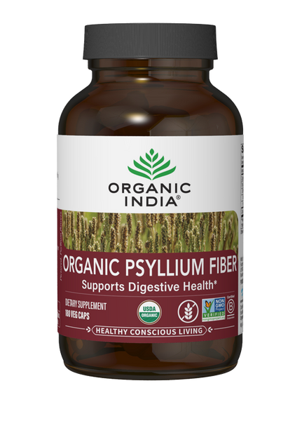 Organic Psyllium Fiber 180 Capsules - Healthspan Holistic