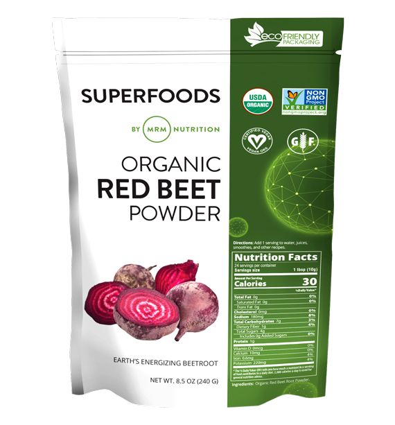 Organic Red Beet Powder 24 Servings - Healthspan Holistic