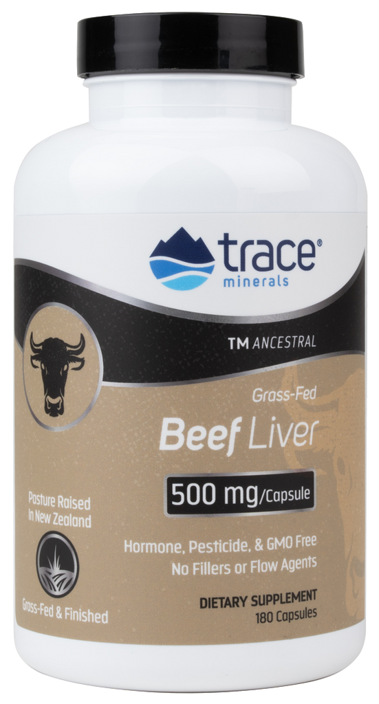 Beef Liver 500 mg 180 Capsules - Healthspan Holistic