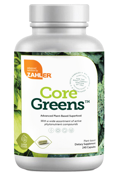 Core Greens 240 Capsules - Zahler - Healthspan Holistic