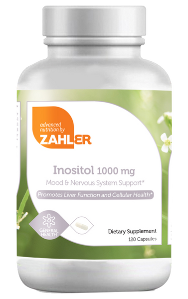 Inositol 1000 mg 120 Capsules - Zahler - Healthspan Holistic