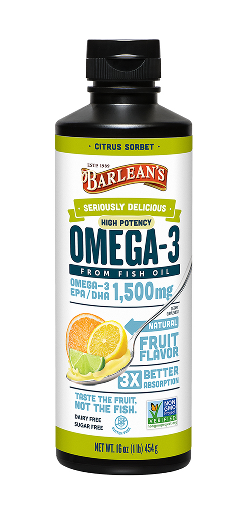 Seriously Delicious High Potency Omega-3 Citrus Sorbet 16 oz - Healthspan Holistic