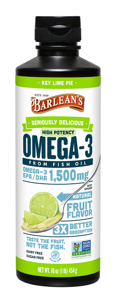 Seriously Delicious High Potency Omega-3 Key Lime Pie 16 oz - Healthspan Holistic