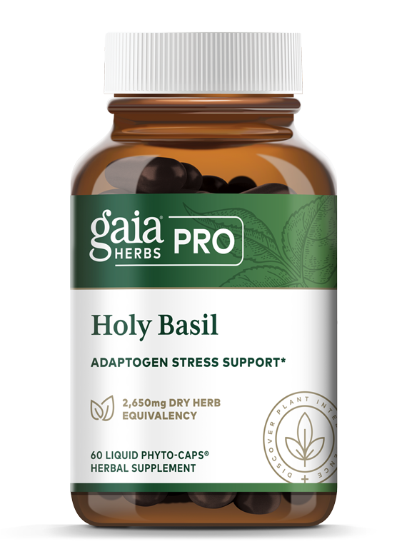 Holy Basil 60 Capsules - Gaia Herbs - Healthspan Holistic