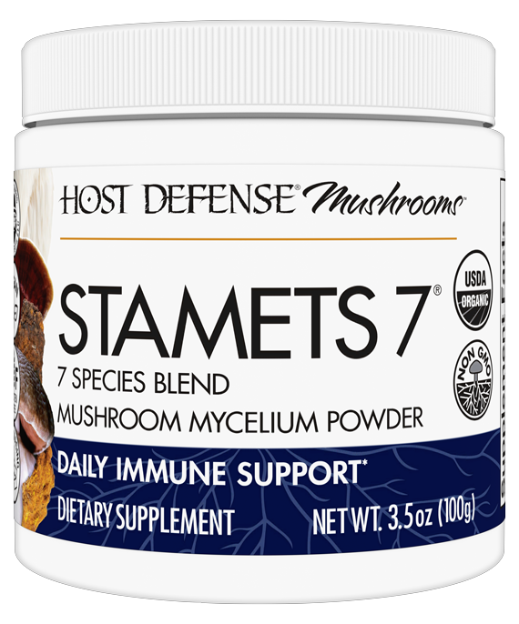 Stamets 7® Mushroom Mycelium Powder 66 Servings - Healthspan Holistic