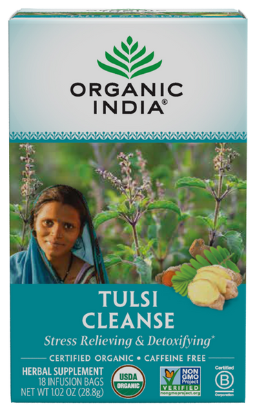 Tulsi Cleanse 18 Bags - Organic India - Healthspan Holistic