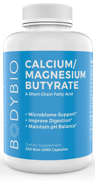 Calcium / Magnesium Butyrate 250 Capsules - Healthspan Holistic