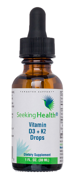 Vitamin D3 + K2 Drops 1 fl oz - Healthspan Holistic