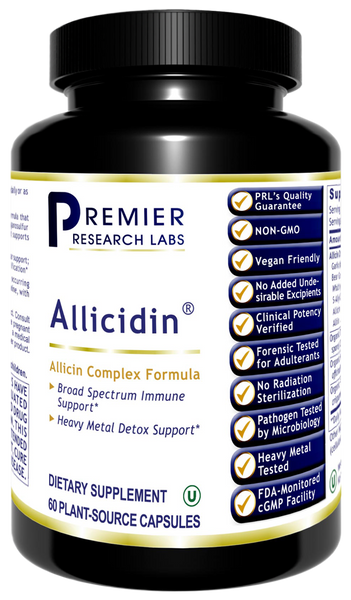 Allicidin 60 Capsules - Premier Research Labs - Healthspan Holistic