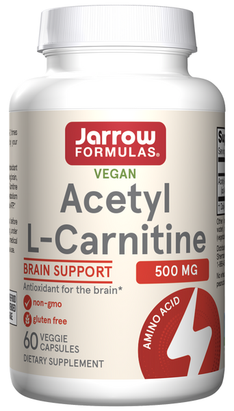 Acetyl L-Carnitine 500 mg 60 Capsules - Jarrow Formulas - Healthspan Holistic