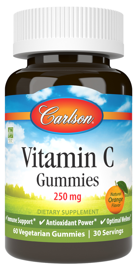 Vitamin C Gummies 60 Gummies - Carlson Labs - Healthspan Holistic