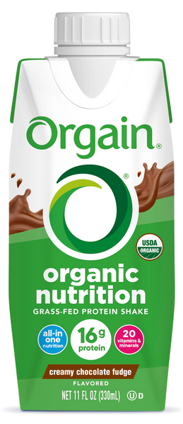 Organic Nutrition Shake Creamy Chocolate Fudge Single Serving Pack - Orgain - Healthspan Holistic