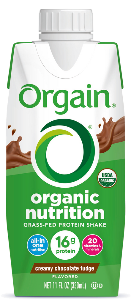 Organic Nutrition Shake Creamy Chocolate Fudge Single Serving Pack - Orgain - Healthspan Holistic