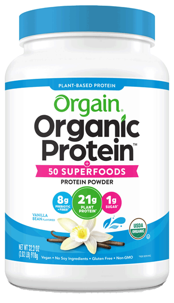 Organic Protein + Superfoods Protein Powder Plant Based Vanilla Bean 18 Servings - Healthspan Holistic