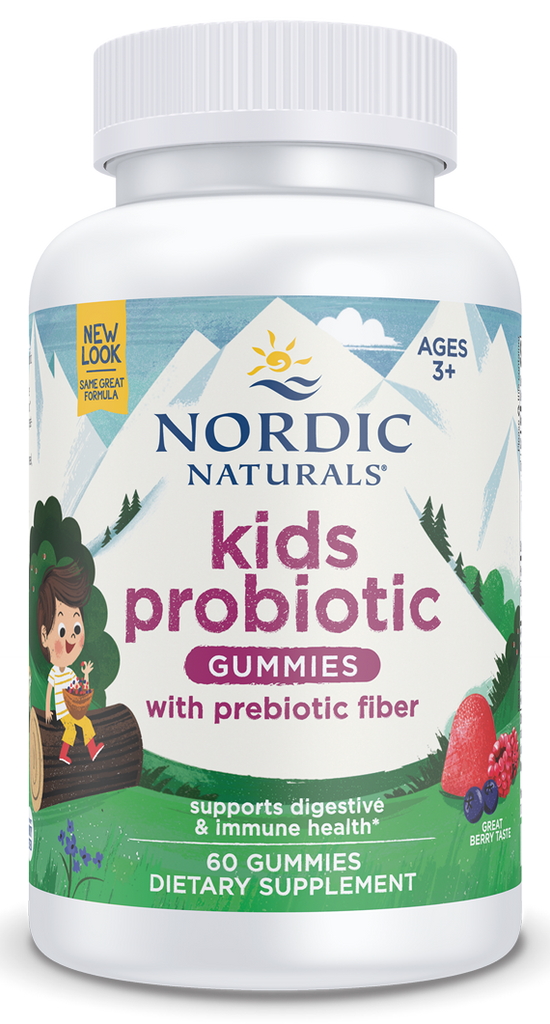 Kids Nordic Flora Probiotic Gummies Merry Berry Punch 60 Gummies - Healthspan Holistic