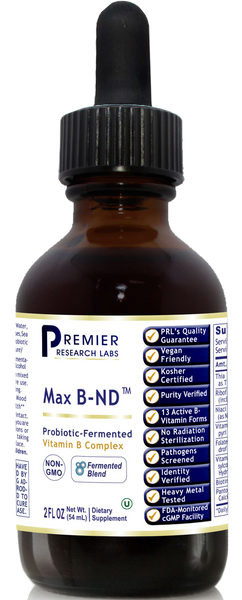 Max B-ND 2 fl oz - Premier Research Labs - Healthspan Holistic