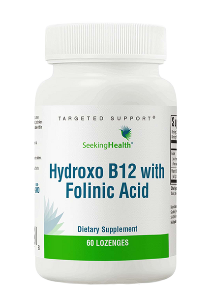 Hydroxo B12 with Folinic Acid 60 Lozenges - Seeking Health - Healthspan Holistic