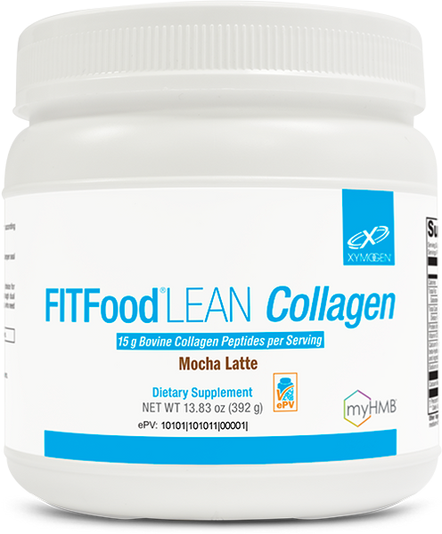 FIT Food® Lean Collagen Mocha Latte 14 Servings - Healthspan Holistic