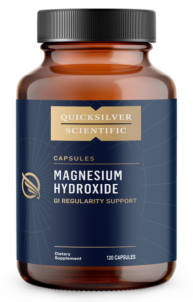 Magnesium Hydroxide 120 Capsules - Quicksilver - Healthspan Holistic