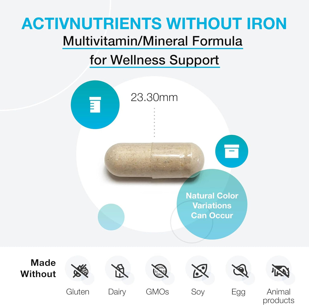 ActivNutrients® without Iron 60 Capsules - XYMOGEN® - Healthspan Holistic