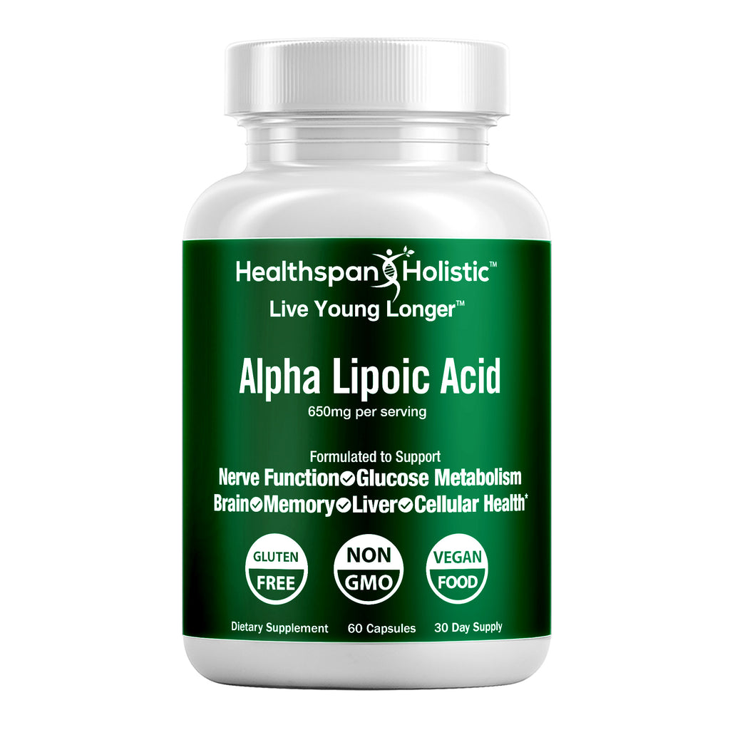 Alpha Lipoic Acid 60 Capsules - Healthspan Holistic - Healthspan Holistic