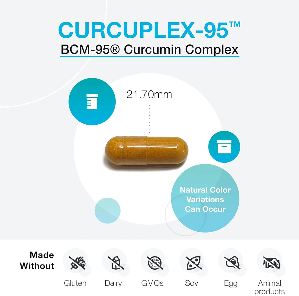 CurcuPlex-95™ 120 Capsules - XYMOGEN® - Healthspan Holistic