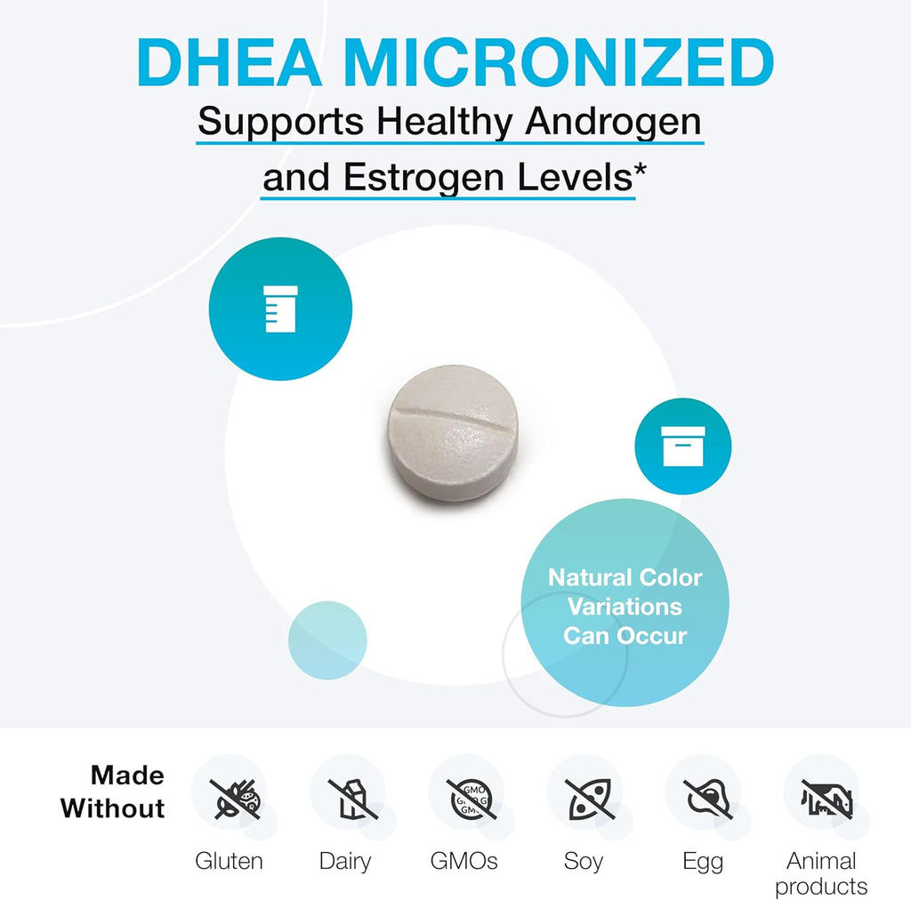 DHEA Micronized 10mg 60 Tablets - XYMOGEN® - Healthspan Holistic