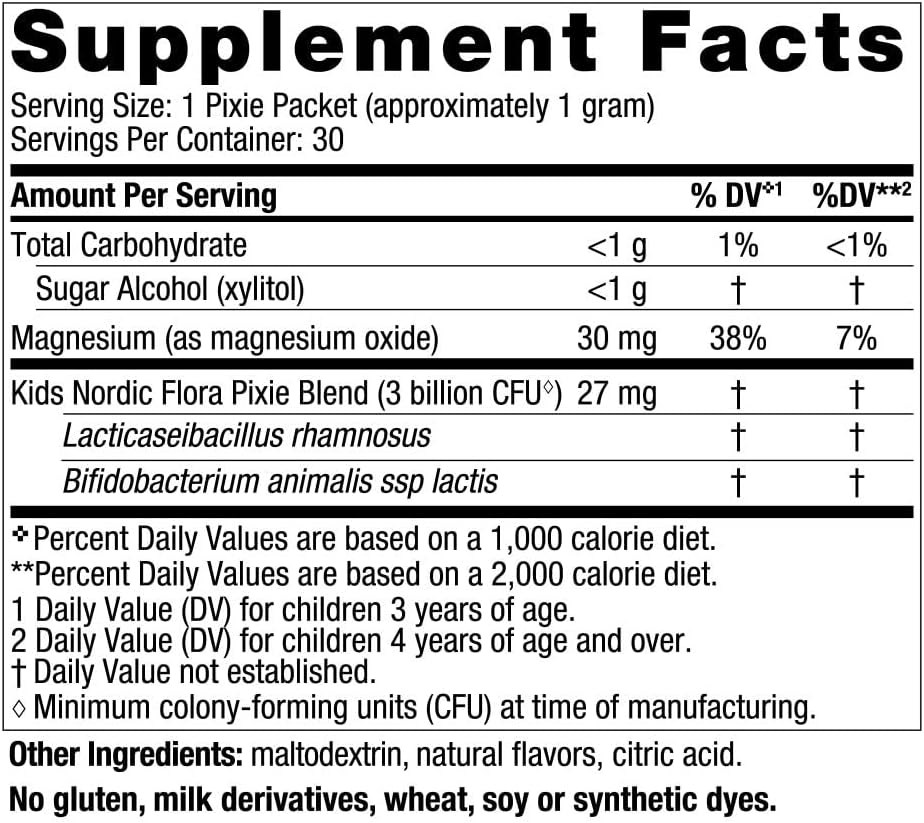 Kids Nordic Flora Probiotic Pixies Berry 30 Packets - Nordic Naturals - Healthspan Holistic