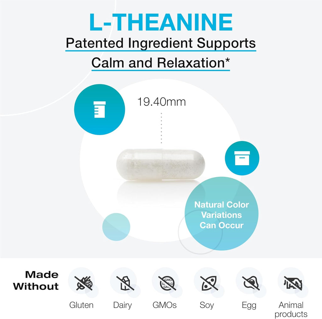 L-Theanine 60 Capsules - XYMOGEN® - Healthspan Holistic