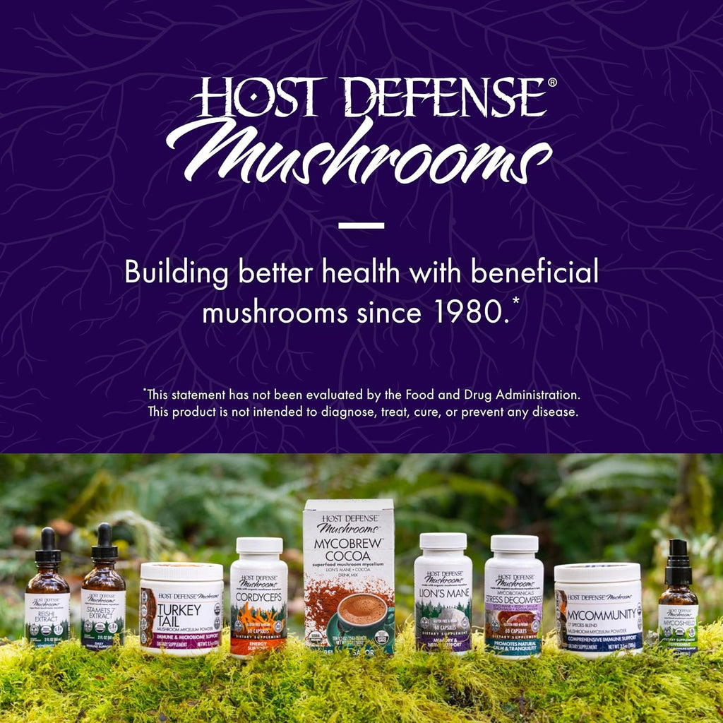 Lion's Mane 60 Capsules - Host Defense - Healthspan Holistic