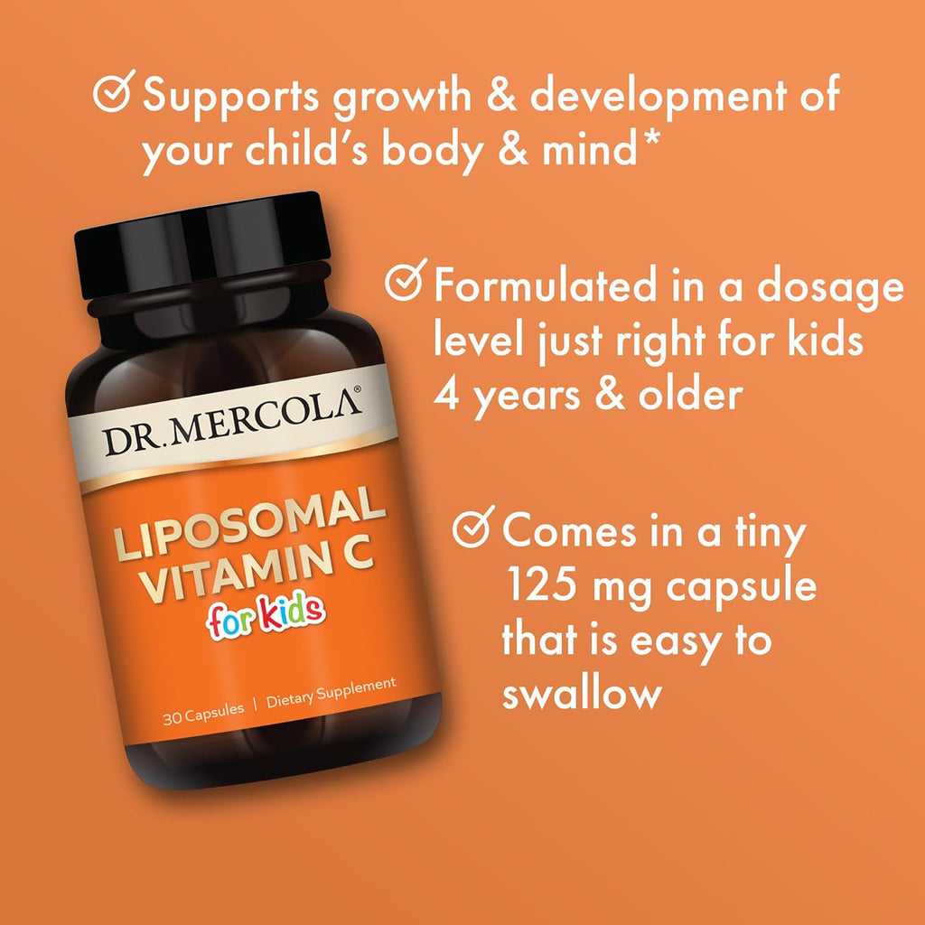 Liposomal Vitamin C 180 Capsules - Dr. Mercola - Healthspan Holistic