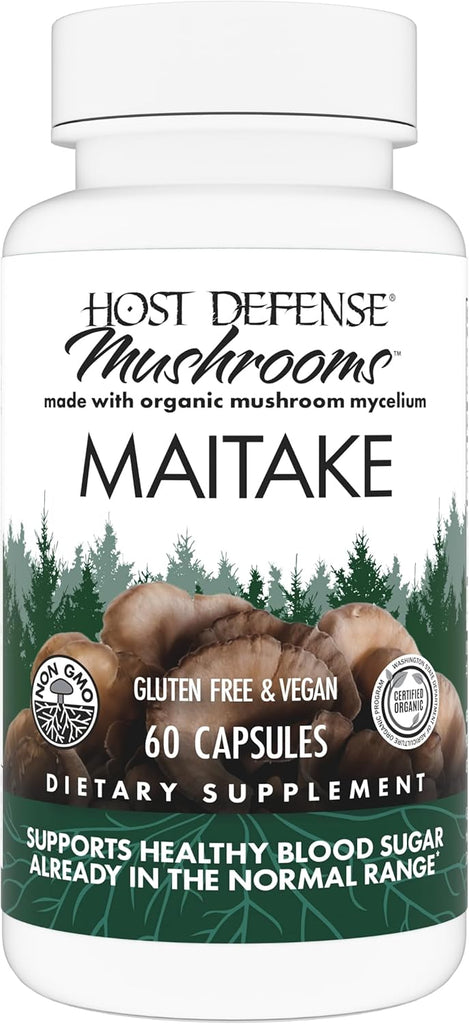 Maitake 60 Capsules - Host Defense - Healthspan Holistic