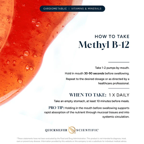 Methyl B-12 1 fl oz - Quicksilver - Healthspan Holistic