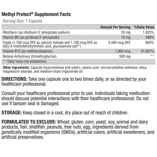 Methyl Protect® 120 Capsules - XYMOGEN® - Healthspan Holistic