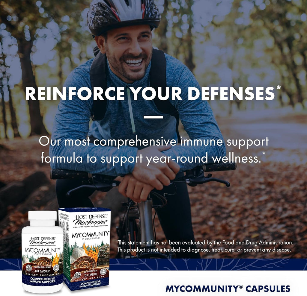 MyCommunity® 120 Capsules - Host Defense - Healthspan Holistic