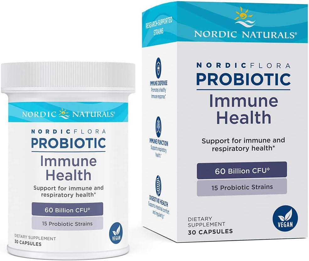 Nordic Flora Probiotic Immune Health 30 Capsules - Nordic Naturals - Healthspan Holistic