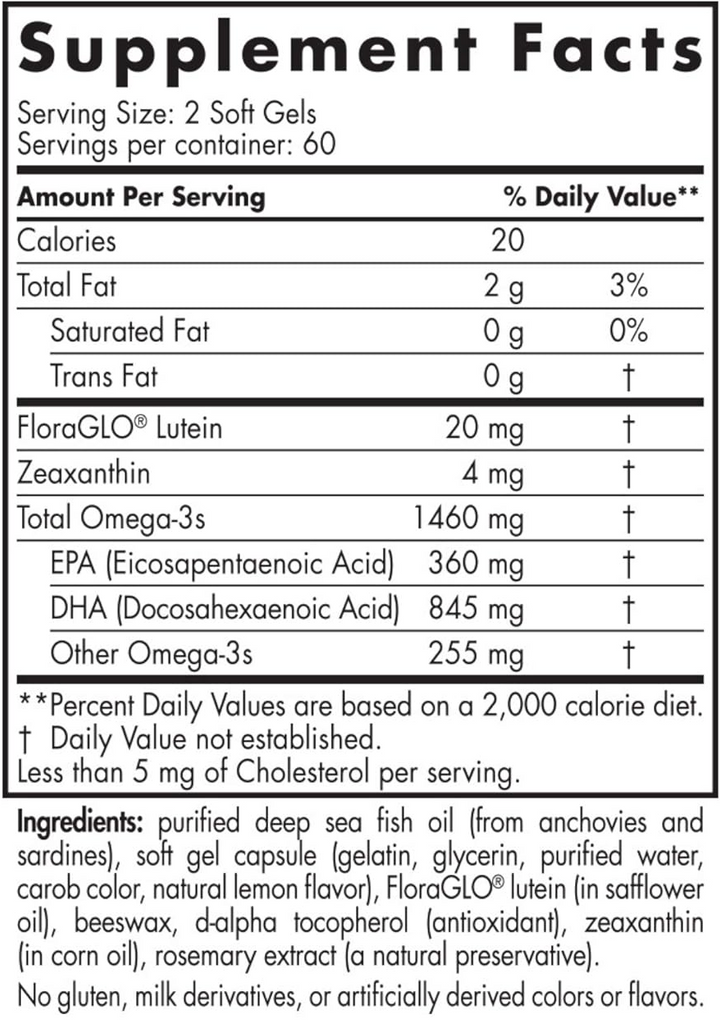 ProDHA Eye 60 Softgels - Nordic Naturals - Healthspan Holistic