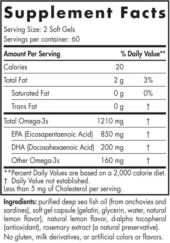 ProEPA 120 Softgels - Nordic Naturals - Healthspan Holistic