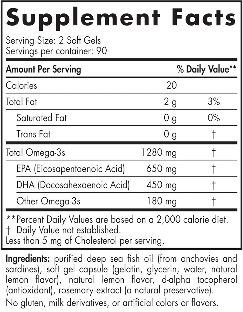 ProOmega 60 Softgels - Nordic Naturals - Healthspan Holistic