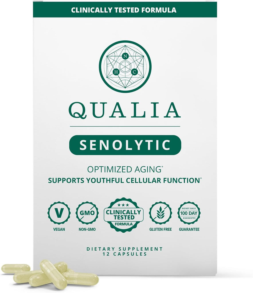 Qualia Senolytic 12 Capsules - Qualia Life Sciences - Healthspan Holistic