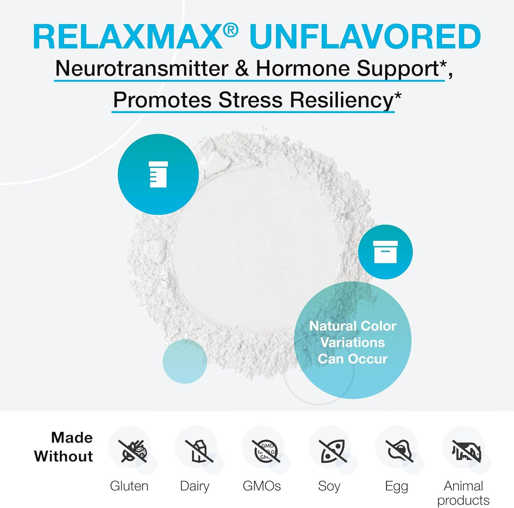 RelaxMax® Unflavored 60 Servings - XYMOGEN® - Healthspan Holistic