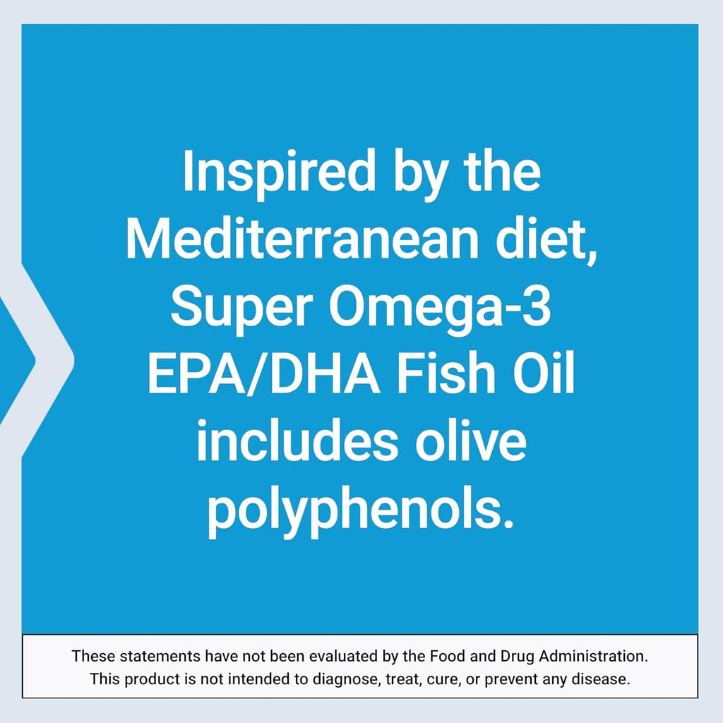 Super Omega-3 EPA/DHA Fish Oil 60 Softgels - Life Extension - Healthspan Holistic