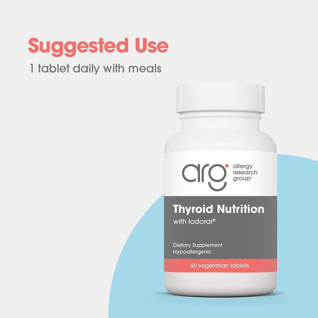 Thyroid Nutrition with Iodoral® 60 Tablets - Allergy Research Group - Healthspan Holistic