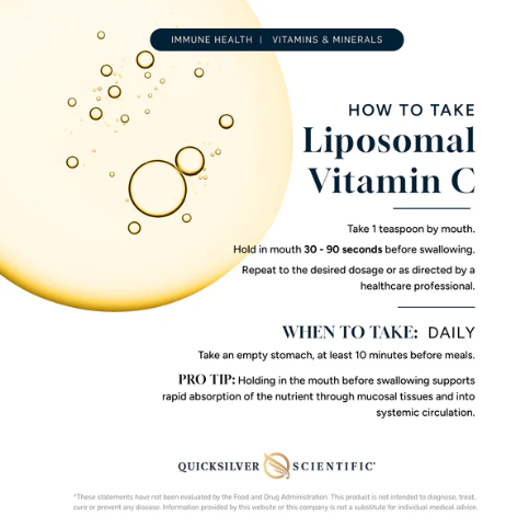 Vitamin C 4 fl oz - Quicksilver - Healthspan Holistic