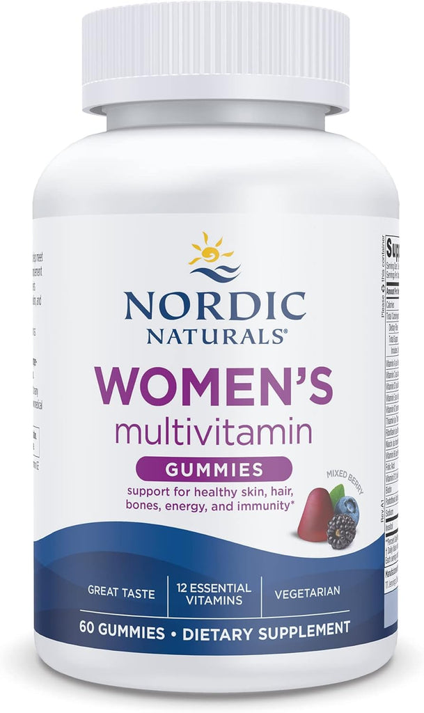 Women's Multivitamin Mixed Berry 60 Gummies - Nordic Naturals - Healthspan Holistic